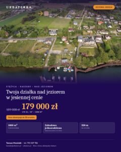 Działka budowlana w Stężycy